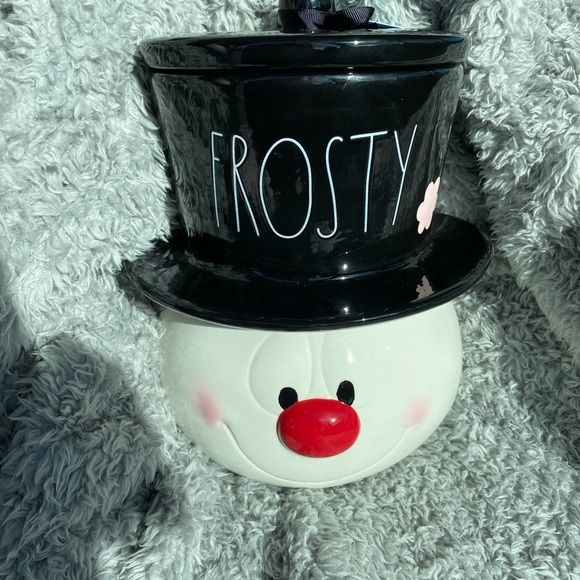 Rae Dunn Holiday Rae Dunn Frosty The Snowman Canister Poshmark